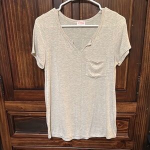Heather Gray V-Neck T-Shirt